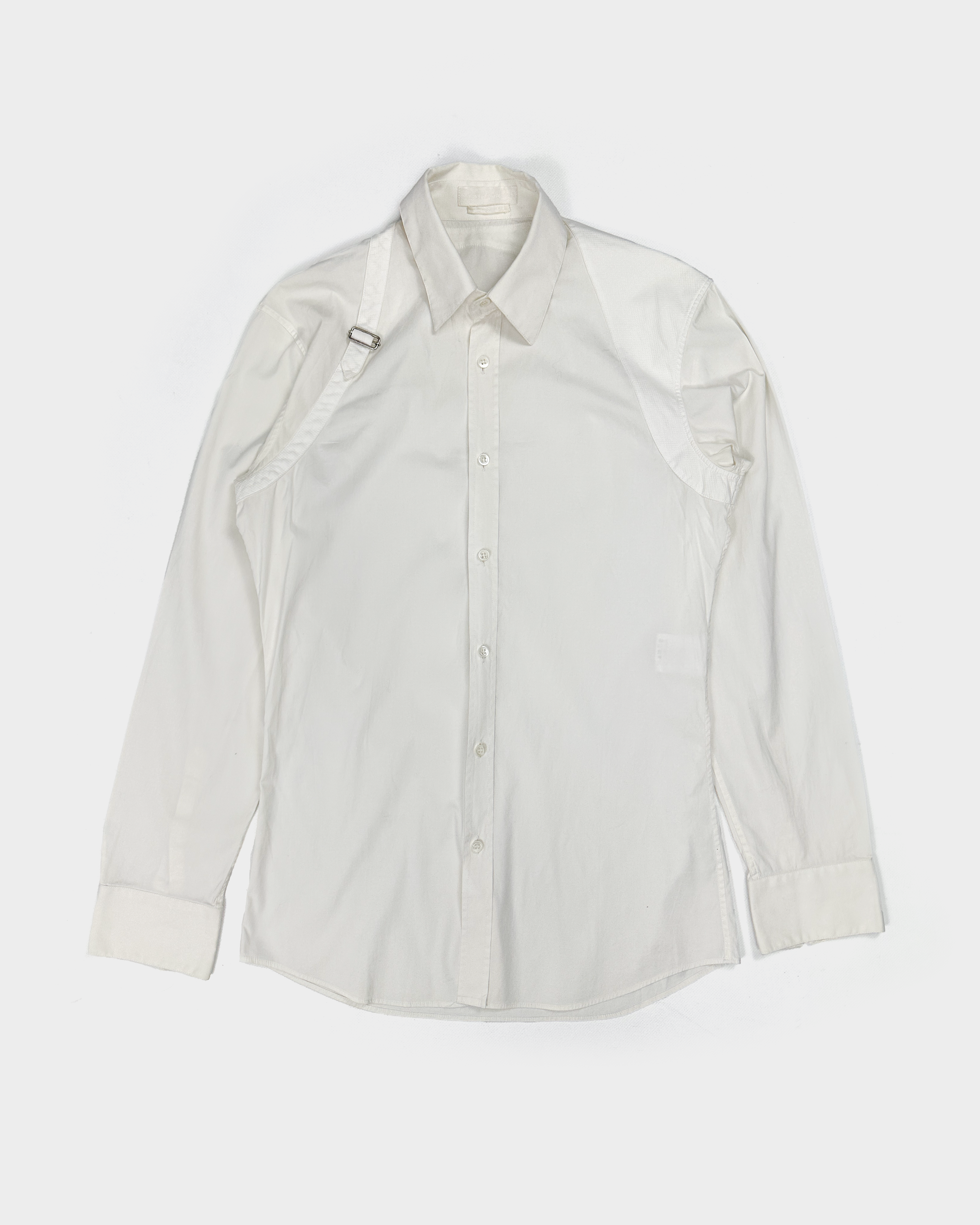 Alexander Mcqueen Harness White Shirt S/S 2009 – Vintage TTS