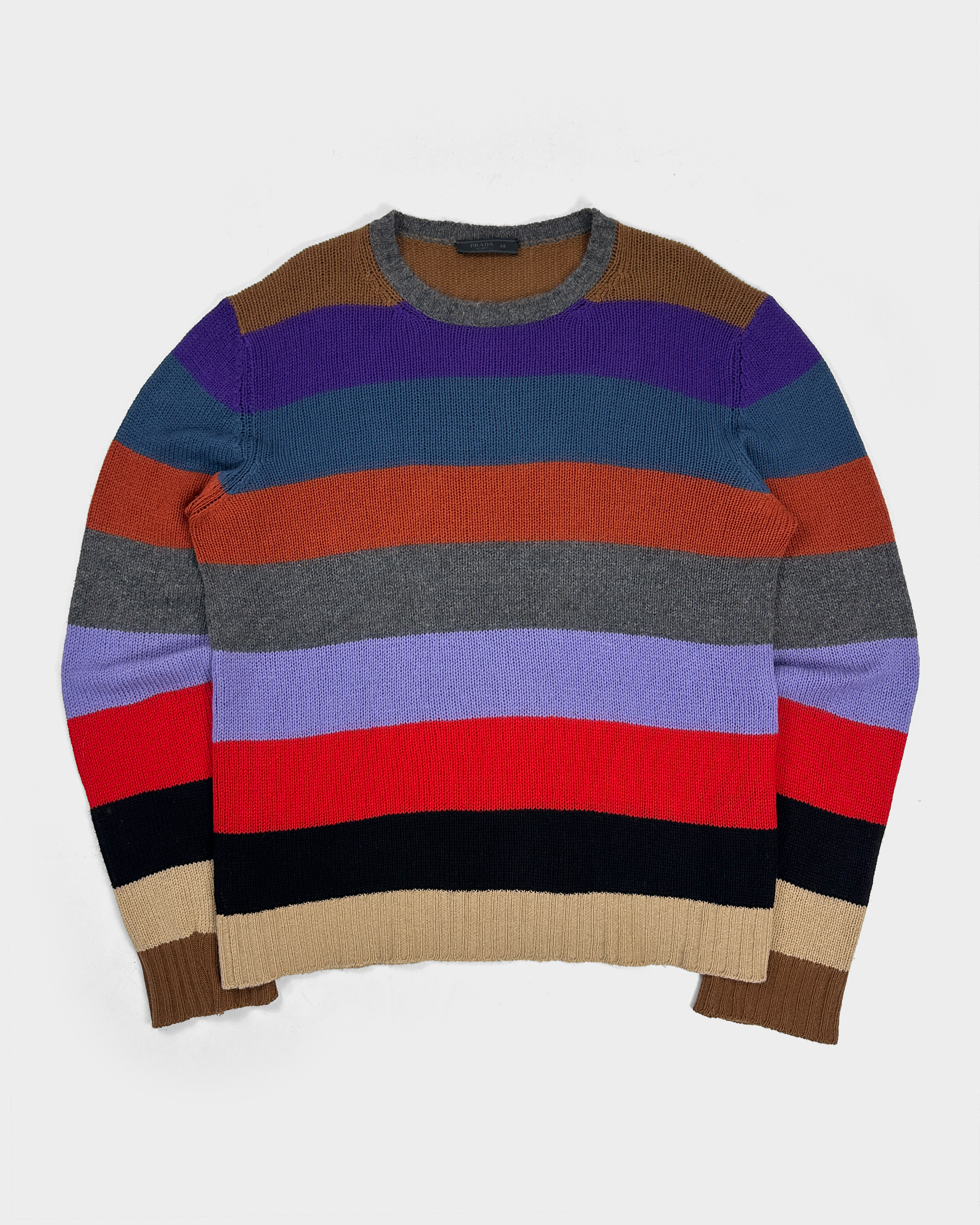 Prada Stripes Multicolor Wool Knit F/W 2014 – Vintage TTS