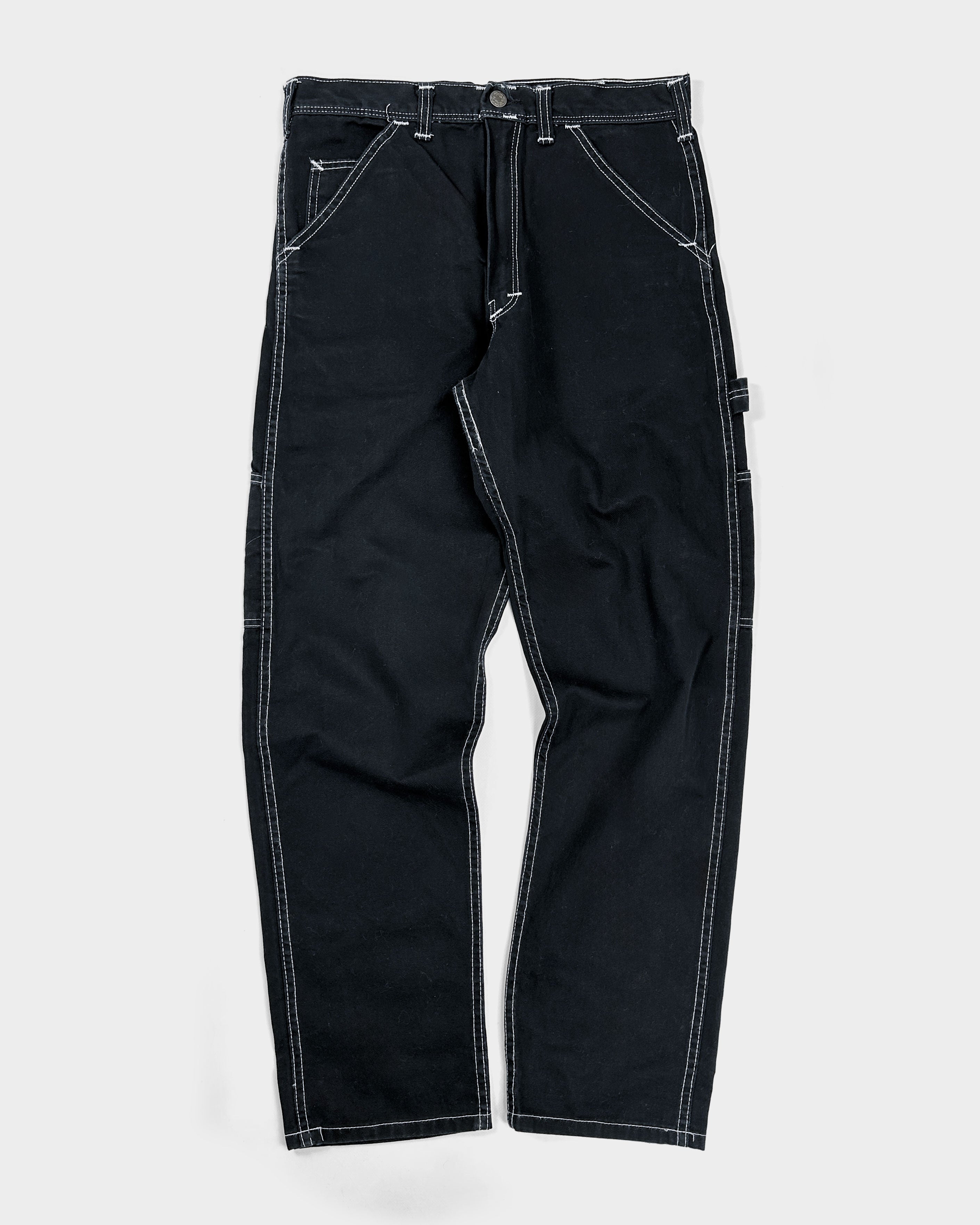 Needles Japan Black Carpenter Pants Made in USA 2000's – Vintage TTS
