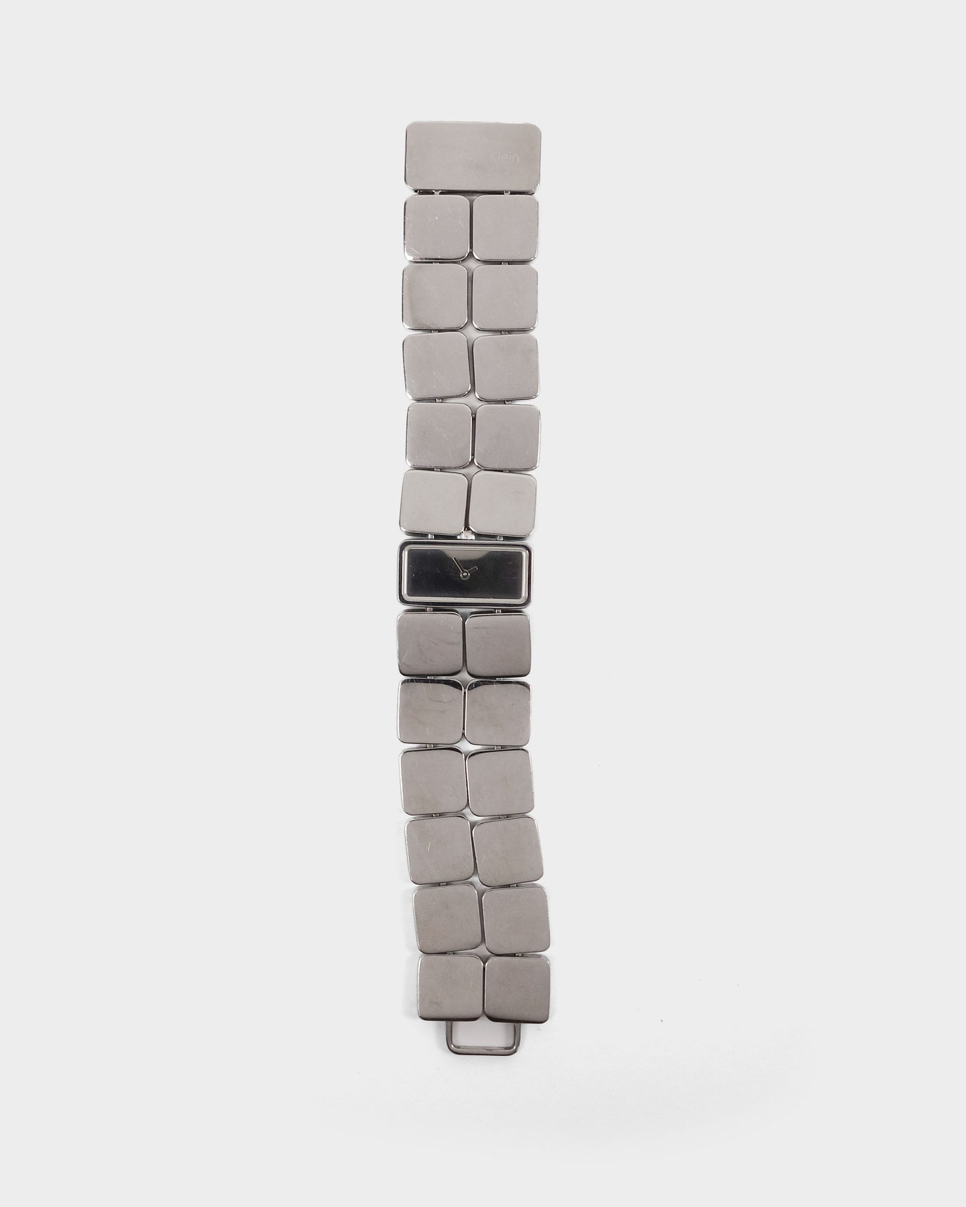 Calvin Klein Swiss Made Squares Metallic Watch 2000's
