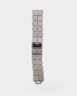 Calvin Klein Swiss Made Squares Metallic Watch 2000's