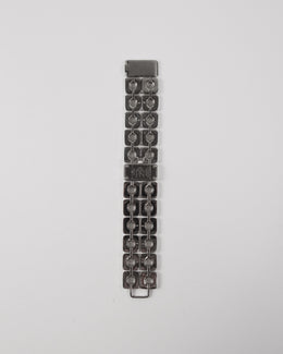 Calvin Klein Swiss Made Squares Metallic Watch 2000's