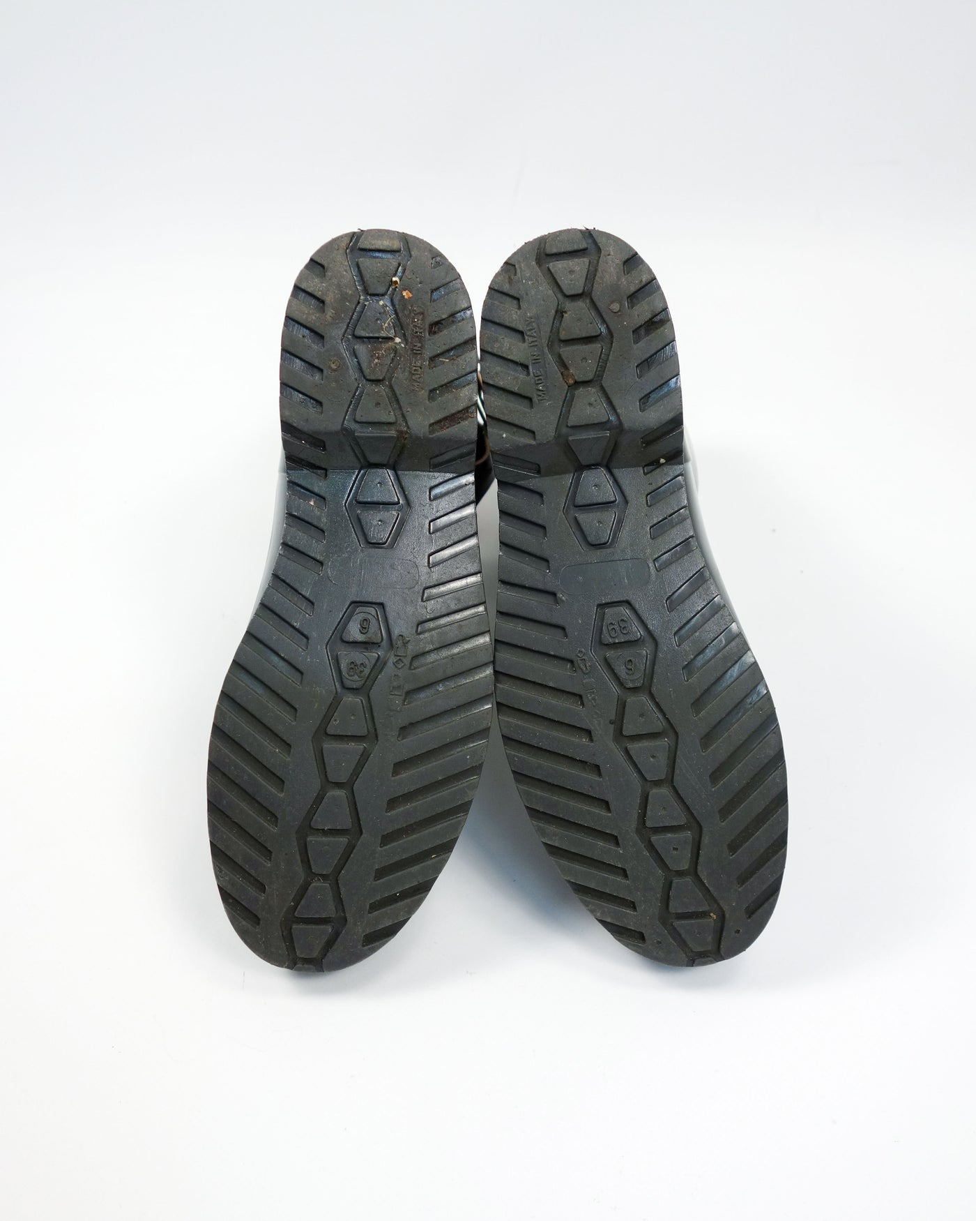 Marni Leather + Rubber Belted Raining Boots 2000's