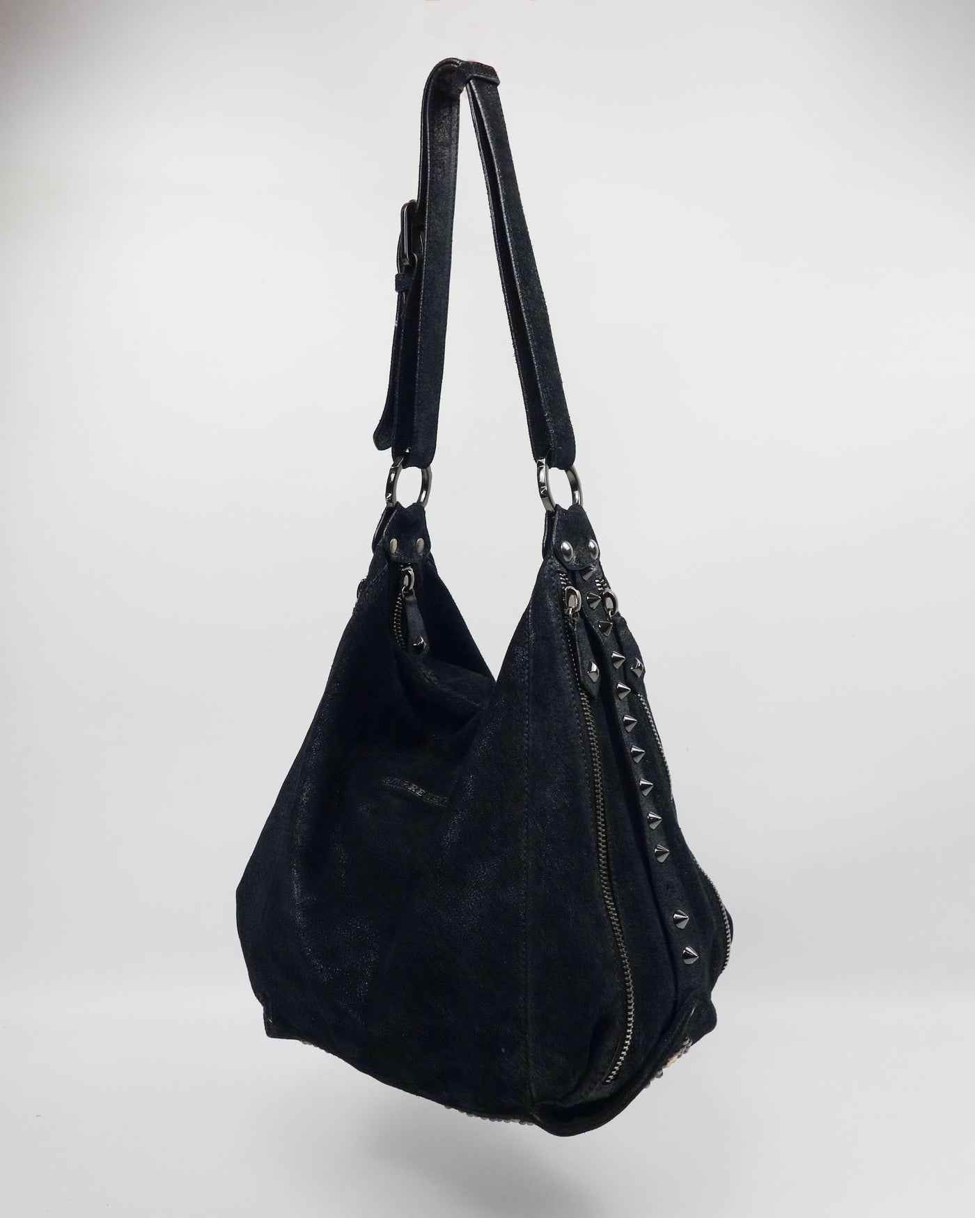 Pierre Balmain by Cristophe Decarnin Suede Hobo Bag FW 2008 - Vintagetts