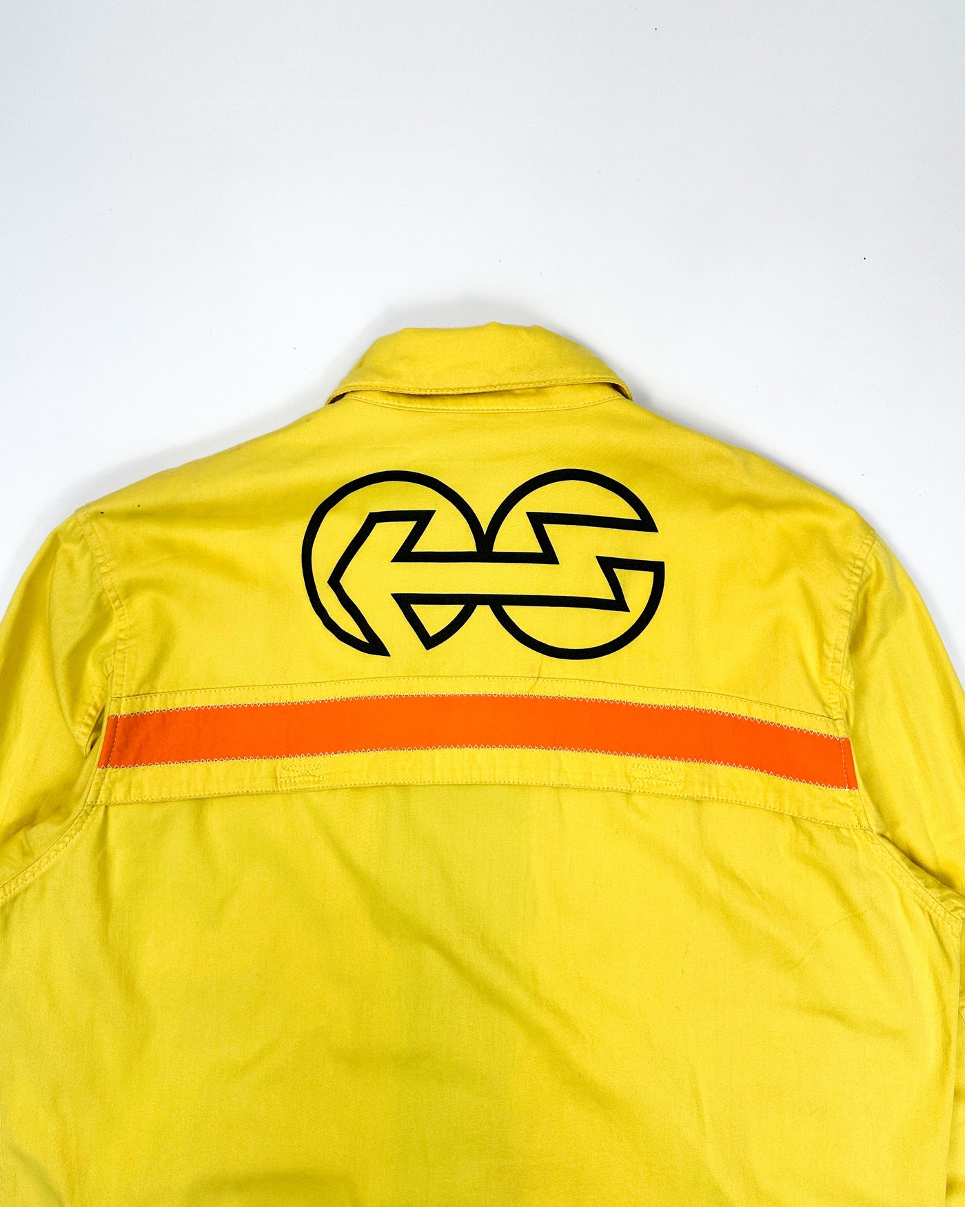Diesel Labour Yellow Zipped Light Jacket 1990's