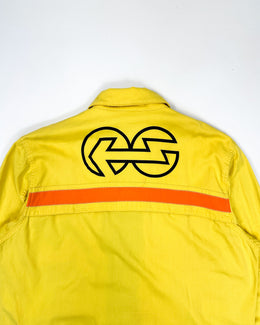 Diesel Labour Yellow Zipped Light Jacket 1990's