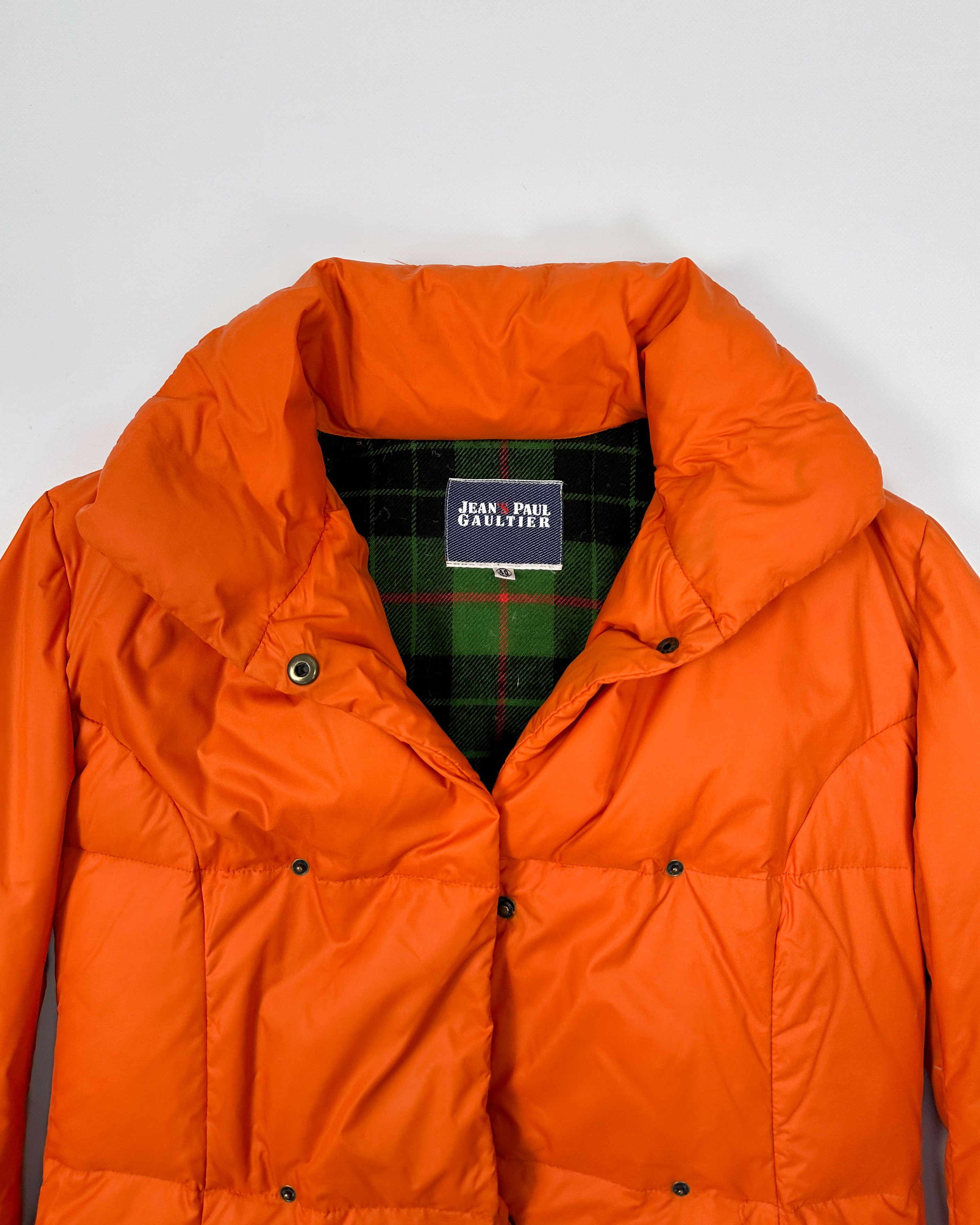 Jean Paul Gaultier Orange Long Padded Jacket 1990's – Vintage TTS