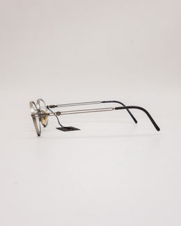 Yohji Yamamoto Silver Oval Frame Glasses 1990's