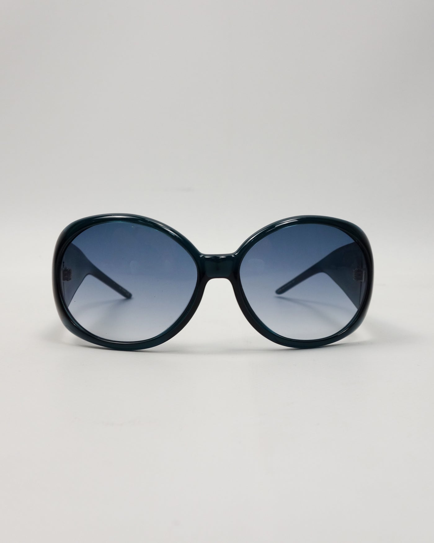 Roberto Cavalli Deep Green Decorated Sunglasses 2000's