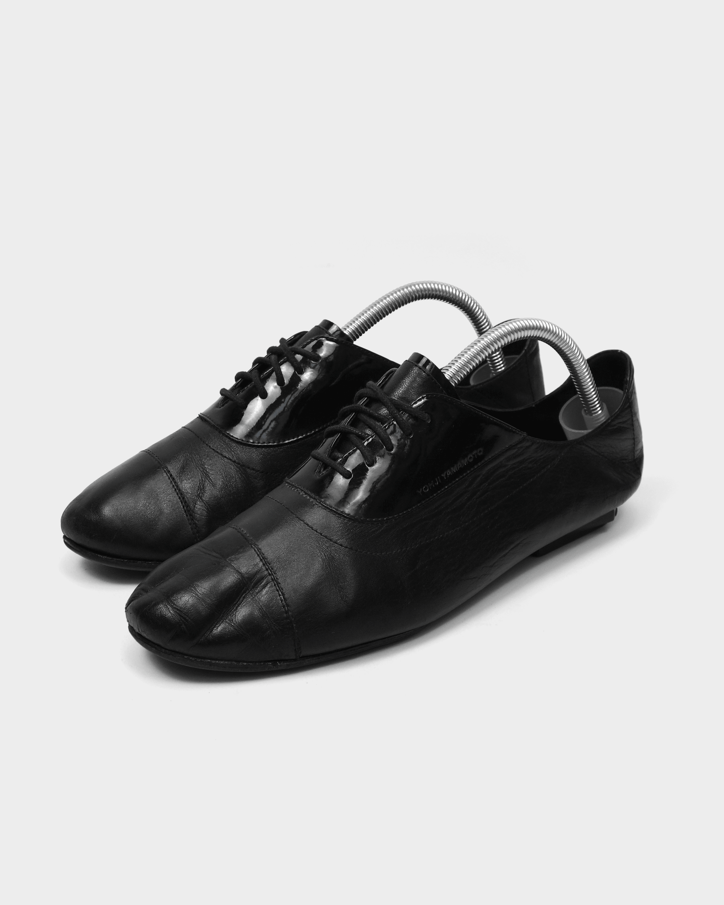 Yohji Yamamoto Y-3 Black Leather Shoes 2000's