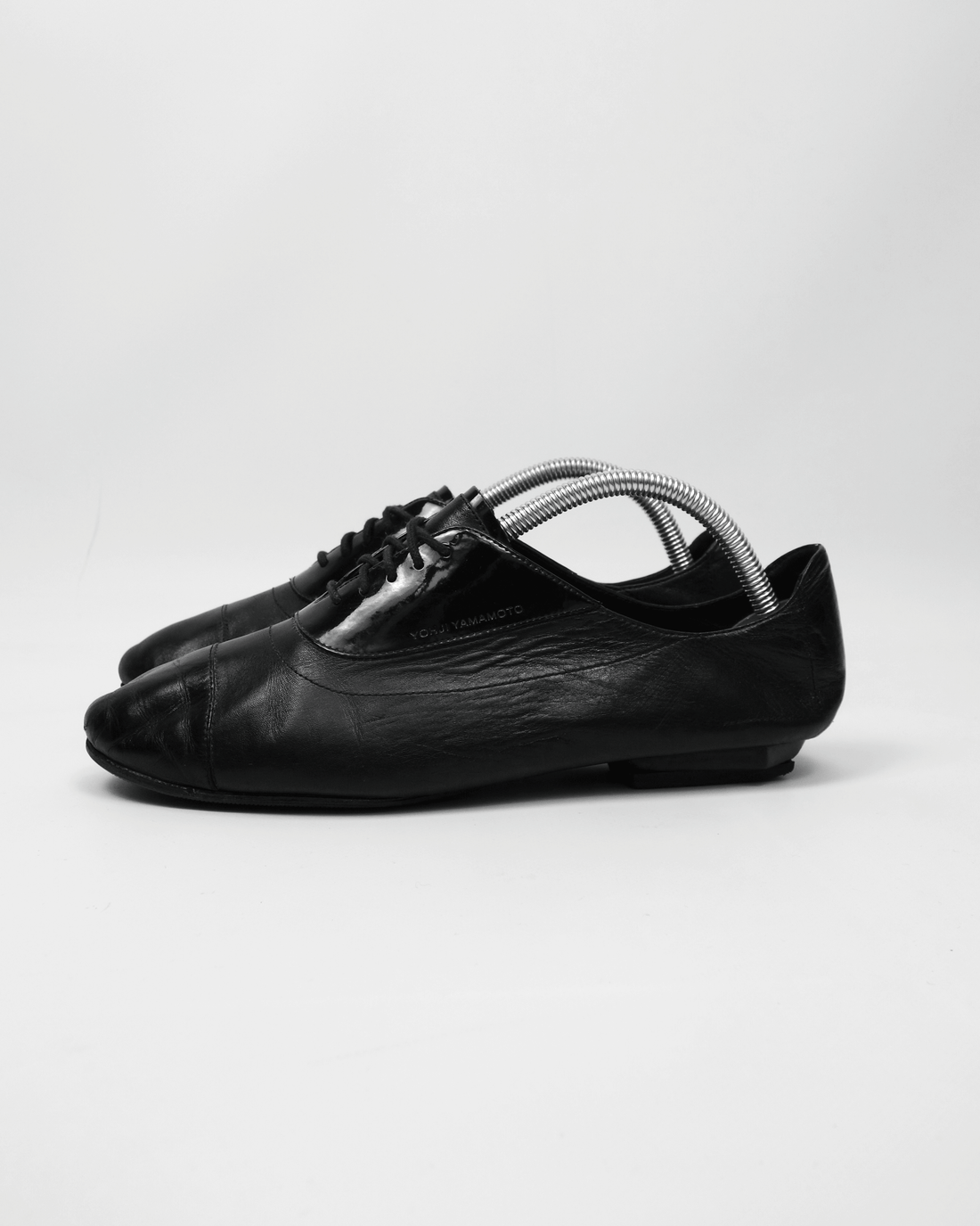 Yohji Yamamoto Y-3 Black Leather Shoes 2000's