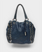 Abro Petrol Chained Leather Bag 2000's