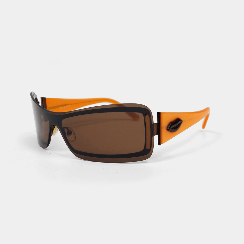 Sonia Rykiel Orange Mask Sunglasses 2000's