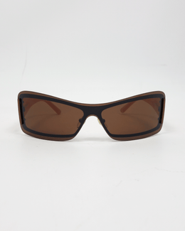 Sonia Rykiel Orange Mask Sunglasses 2000's