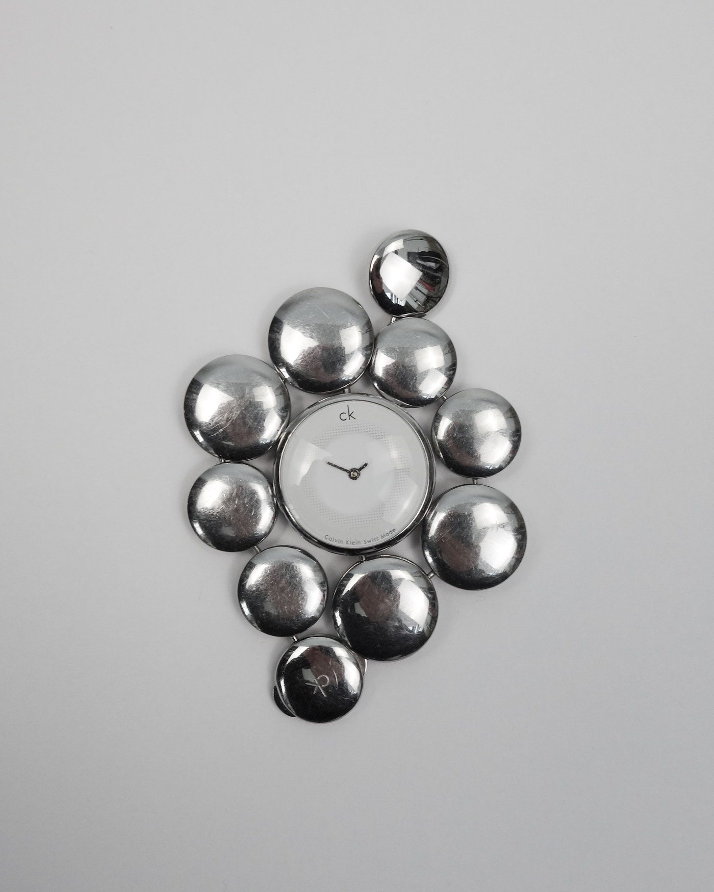 Calvin Klein Swiss Made Metallic Watch 2000's