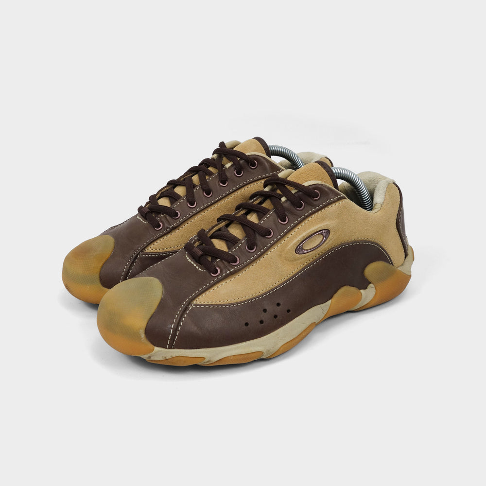 Oakley Twitch Brown Suede Sneakers 2000's