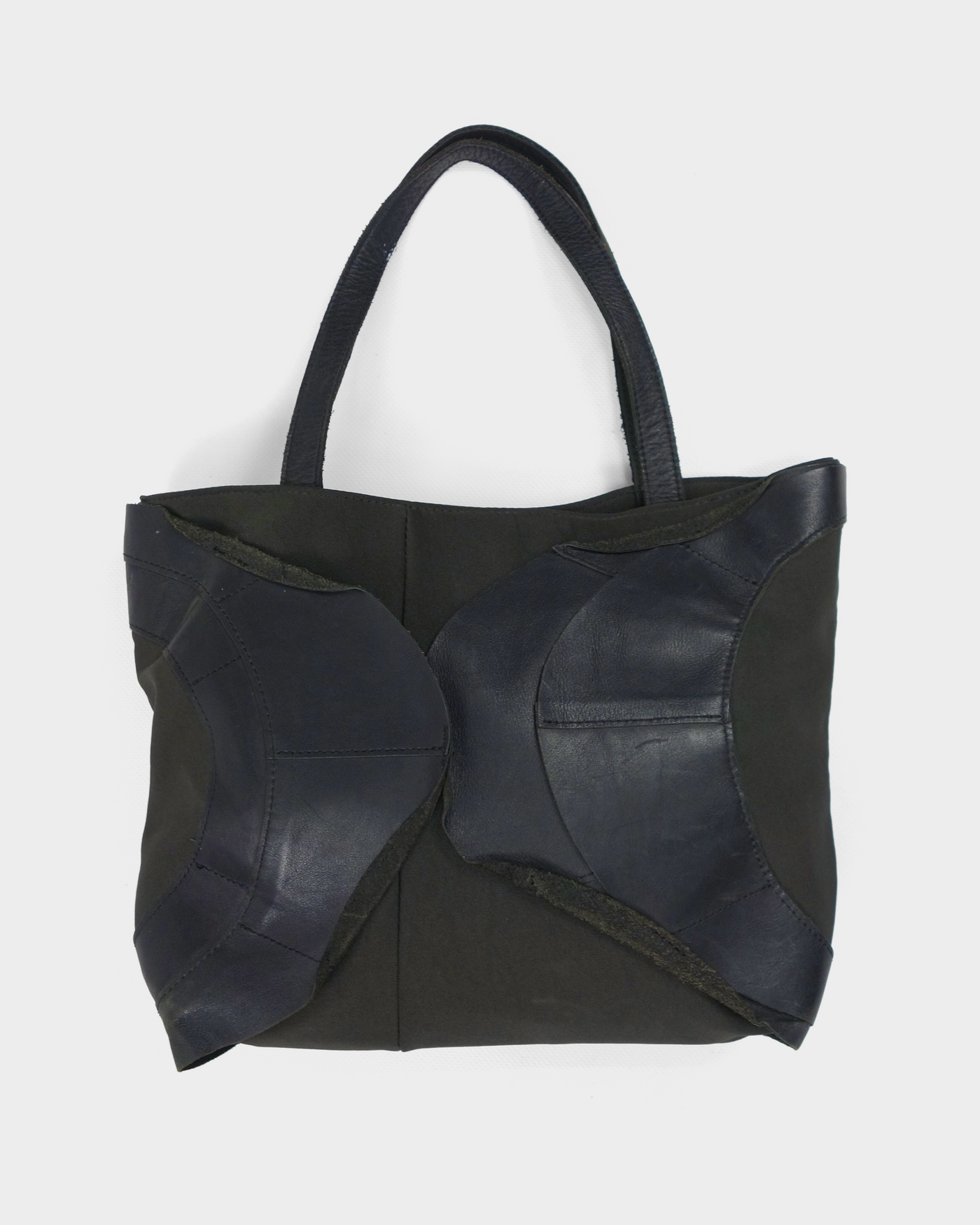 Yohji Yamamoto Y's Sac Leather Applications Tote Bag 2000's