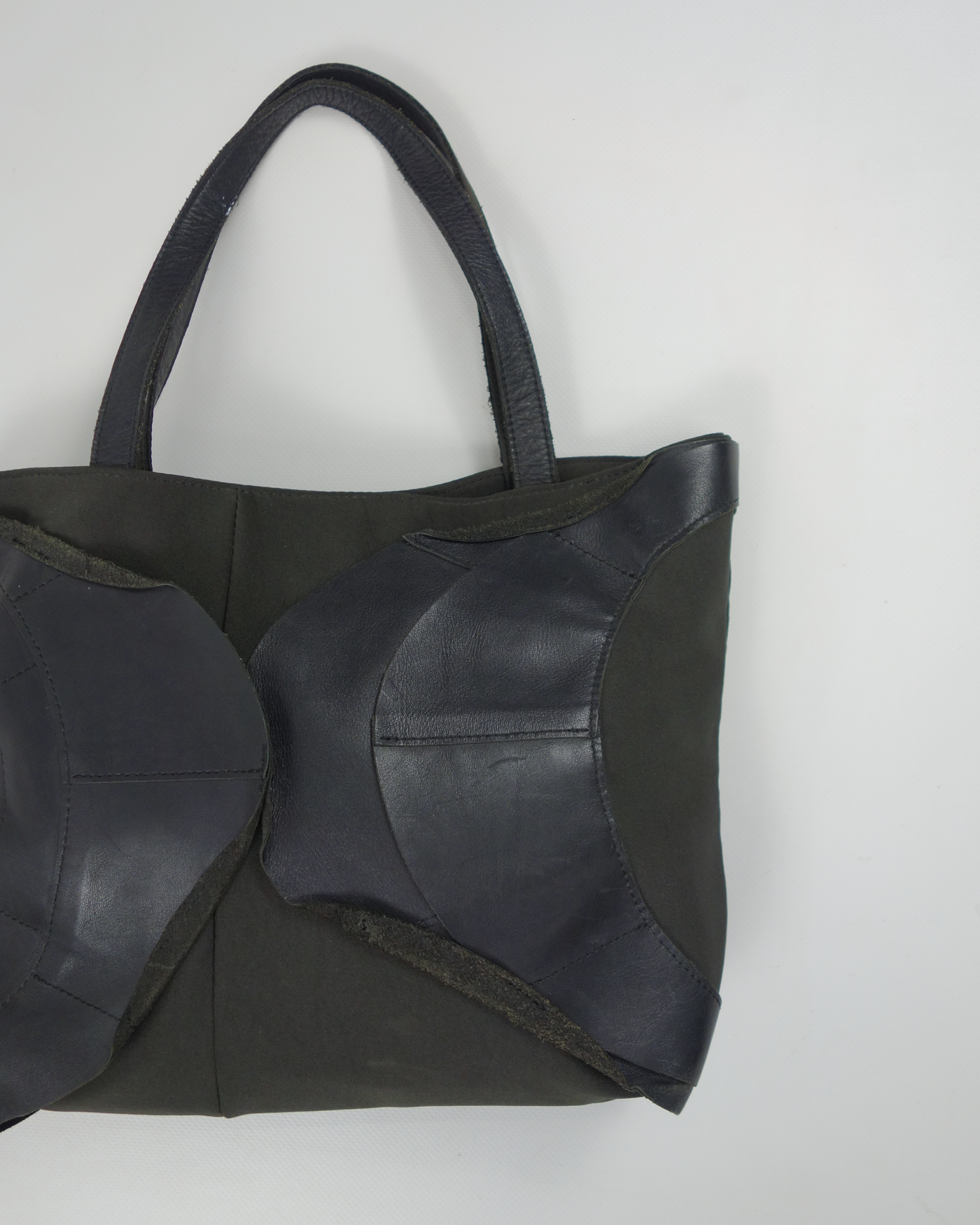 Yohji Yamamoto Y's Sac Leather Applications Tote Bag 2000's