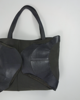 Yohji Yamamoto Y's Sac Leather Applications Tote Bag 2000's