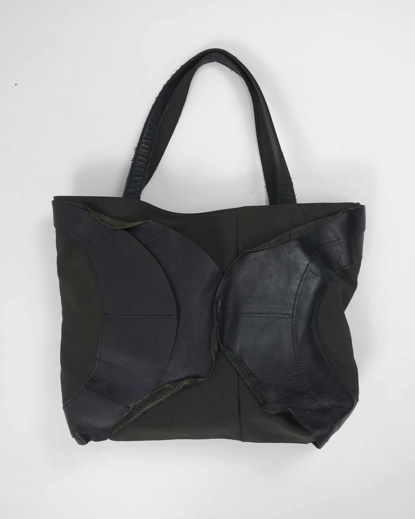 Yohji Yamamoto Y's Sac Leather Applications Tote Bag 2000's