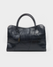Luana Black Patched Leather Bag 2000's