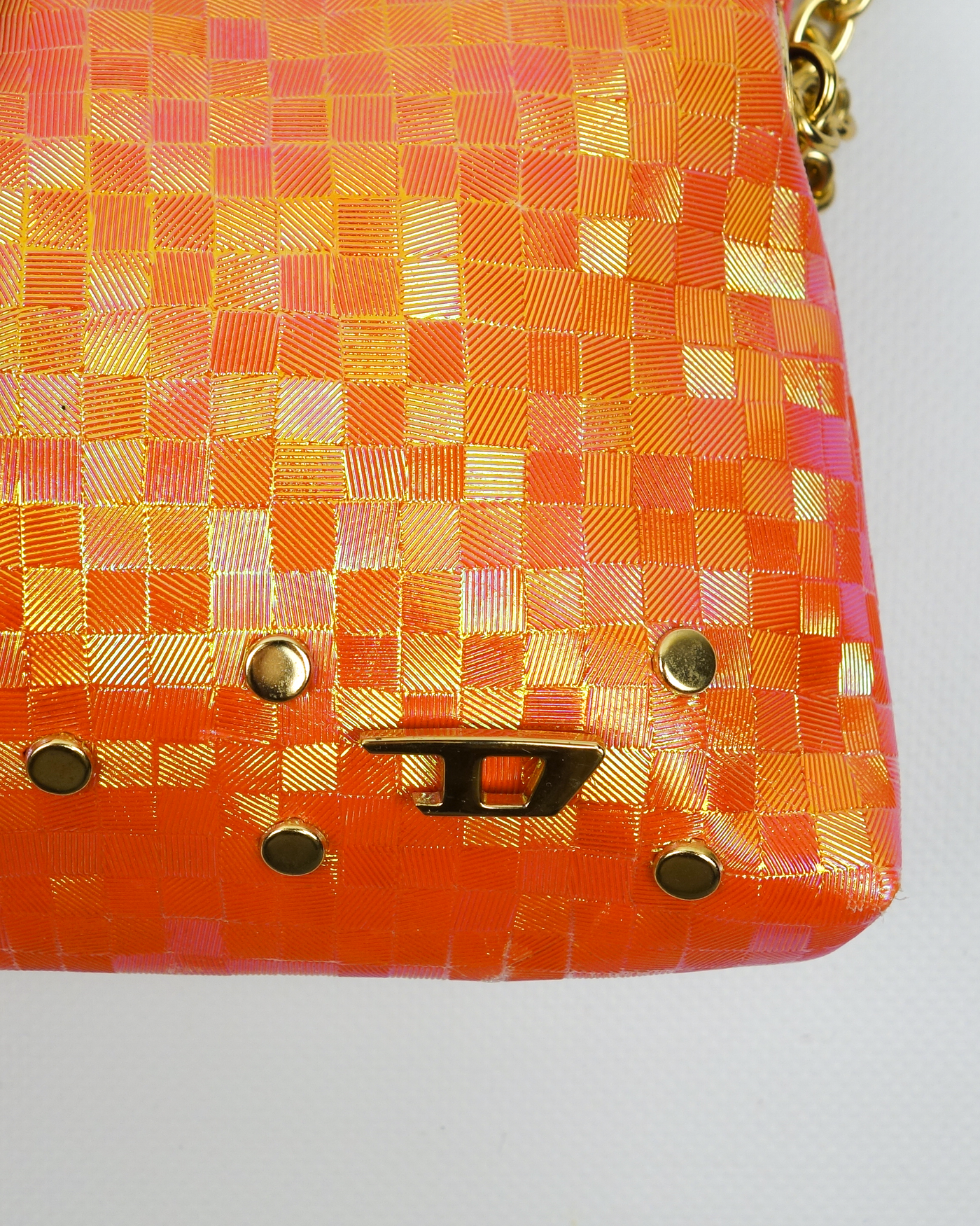Diesel "Trash" Orange Baguette Bag 2000's