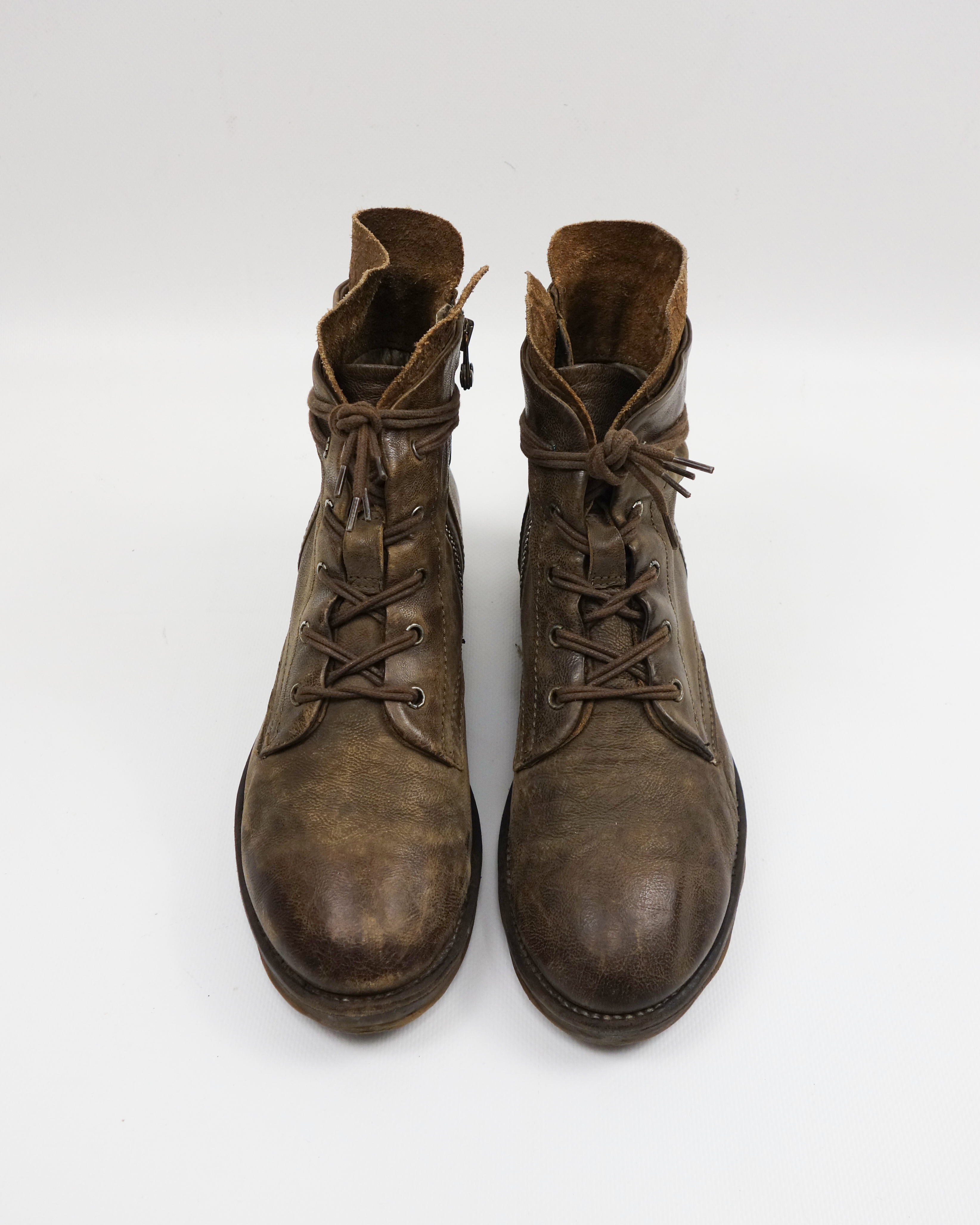 A.S.98 2-Layer Leather Boots 2000's