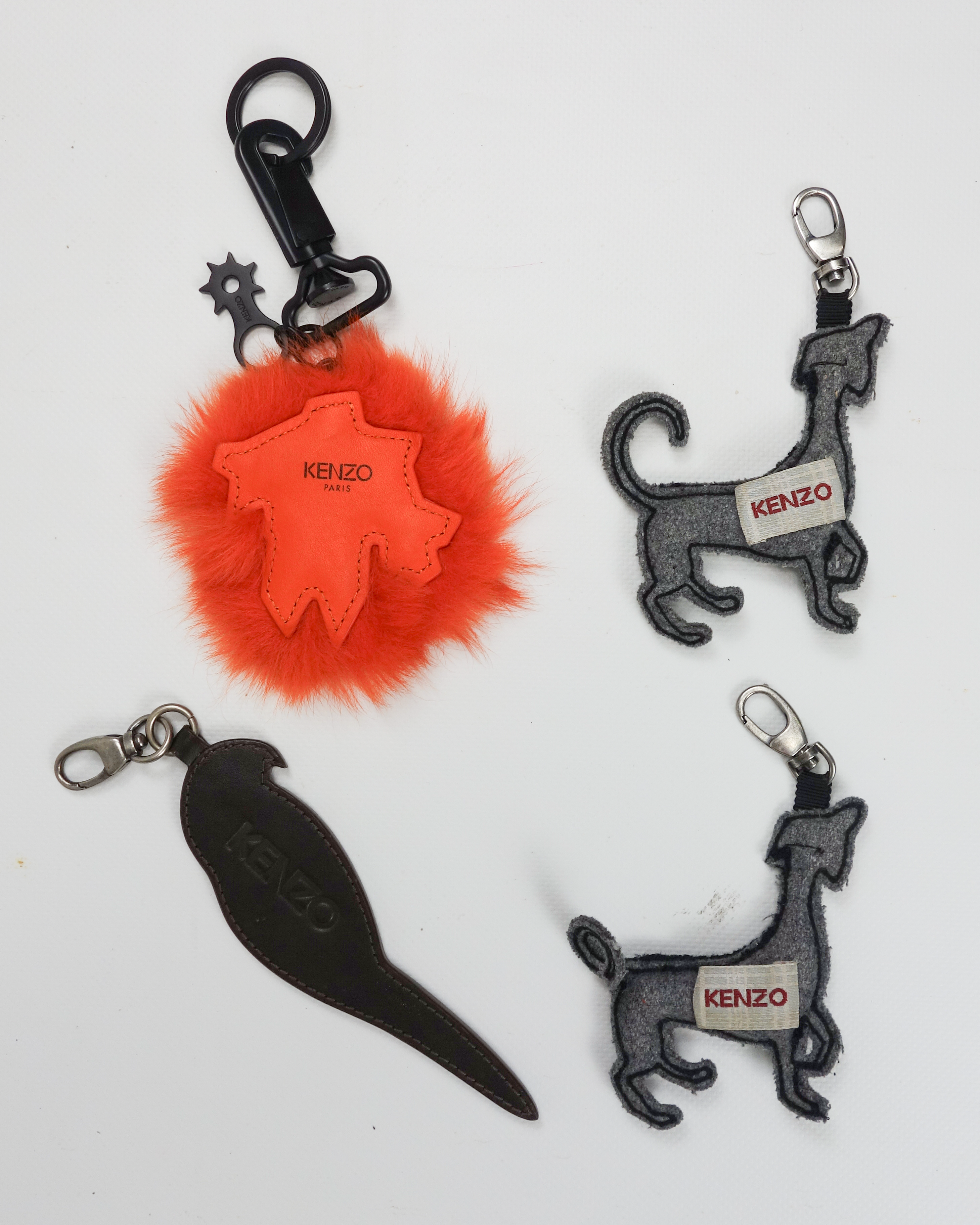 Kenzo 4-Piece Charms Set 2000's