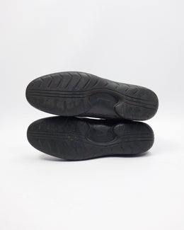 Pirelli Black Motorbike Style Leather Boots 2000's