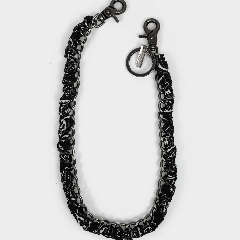 Energie Silver + Bandana Wallet Chain 2000's