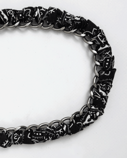 Energie Silver + Bandana Wallet Chain 2000's