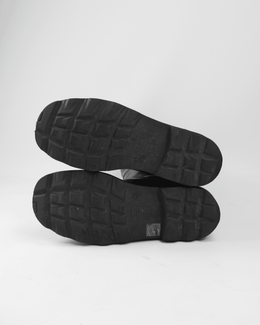 Marni Zip-Off Detachable Panel Leather Black Boots 2019