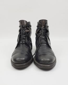 Dirk Bikkembergs Black Leather Boots 1990's