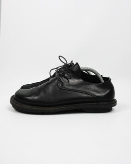 Trippen 2-Pieces Black Leather Shoes 1990's