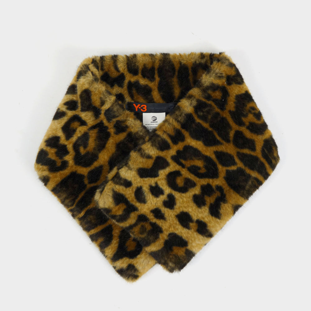 Yohji Yamamoto x Adidas (Y-3) Leopard Print Fur Collar 2004