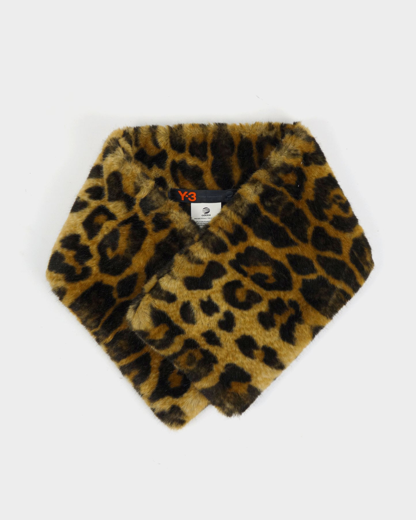 Yohji Yamamoto x Adidas (Y-3) Leopard Print Fur Collar 2004