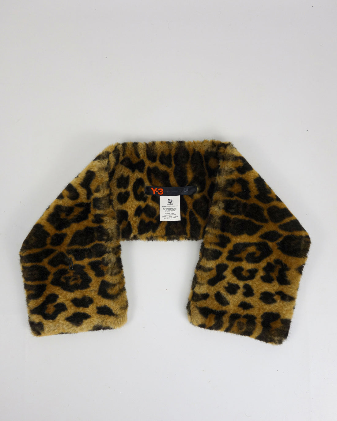 Yohji Yamamoto x Adidas (Y-3) Leopard Print Fur Collar 2004