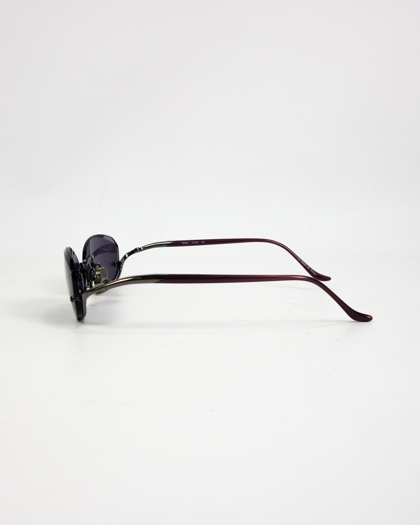 Kata Bardo Metallic Purple Sunglasses 2000's