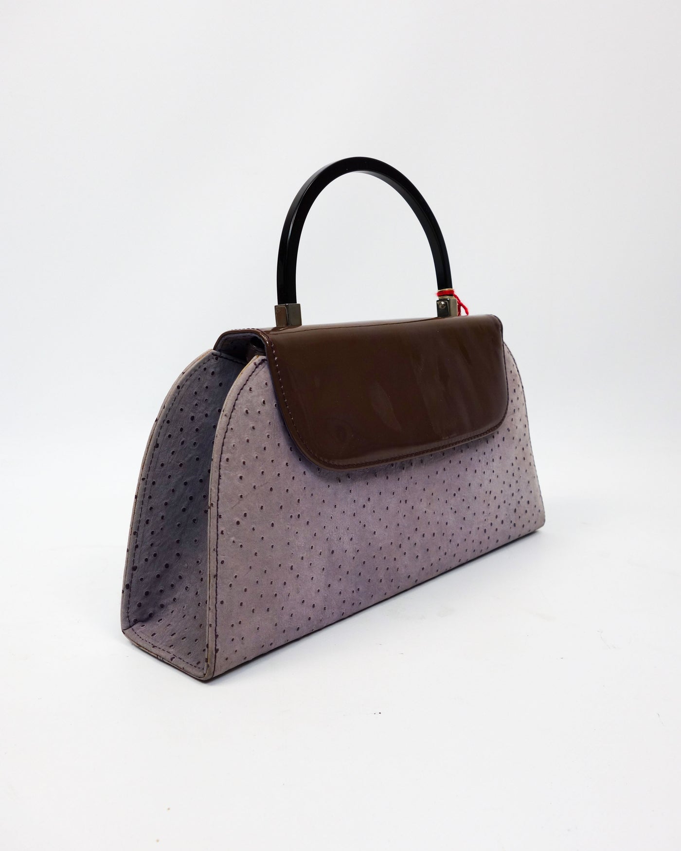 Pierre Balmain Faded Purple Textured Bag 1990's