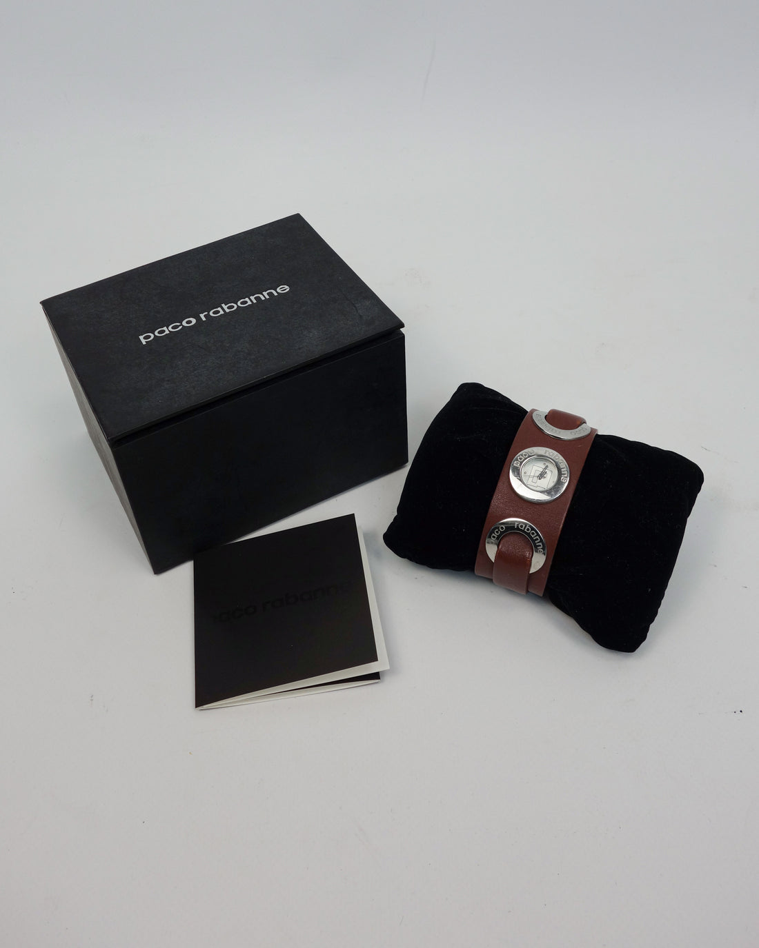 Paco Rabanne Brown Leather Watch 2006