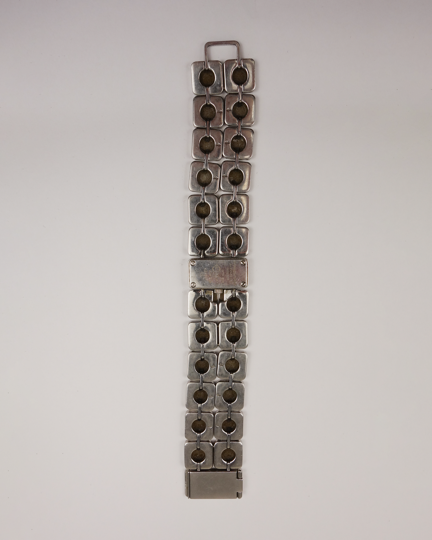 Calvin Klein Swiss Made Squares Metallic Watch 2000's