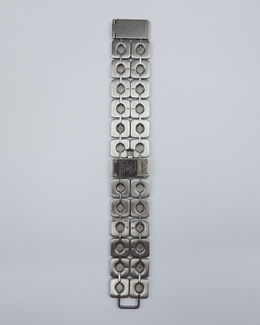 Calvin Klein Swiss Made Squares Metallic Watch 2000's