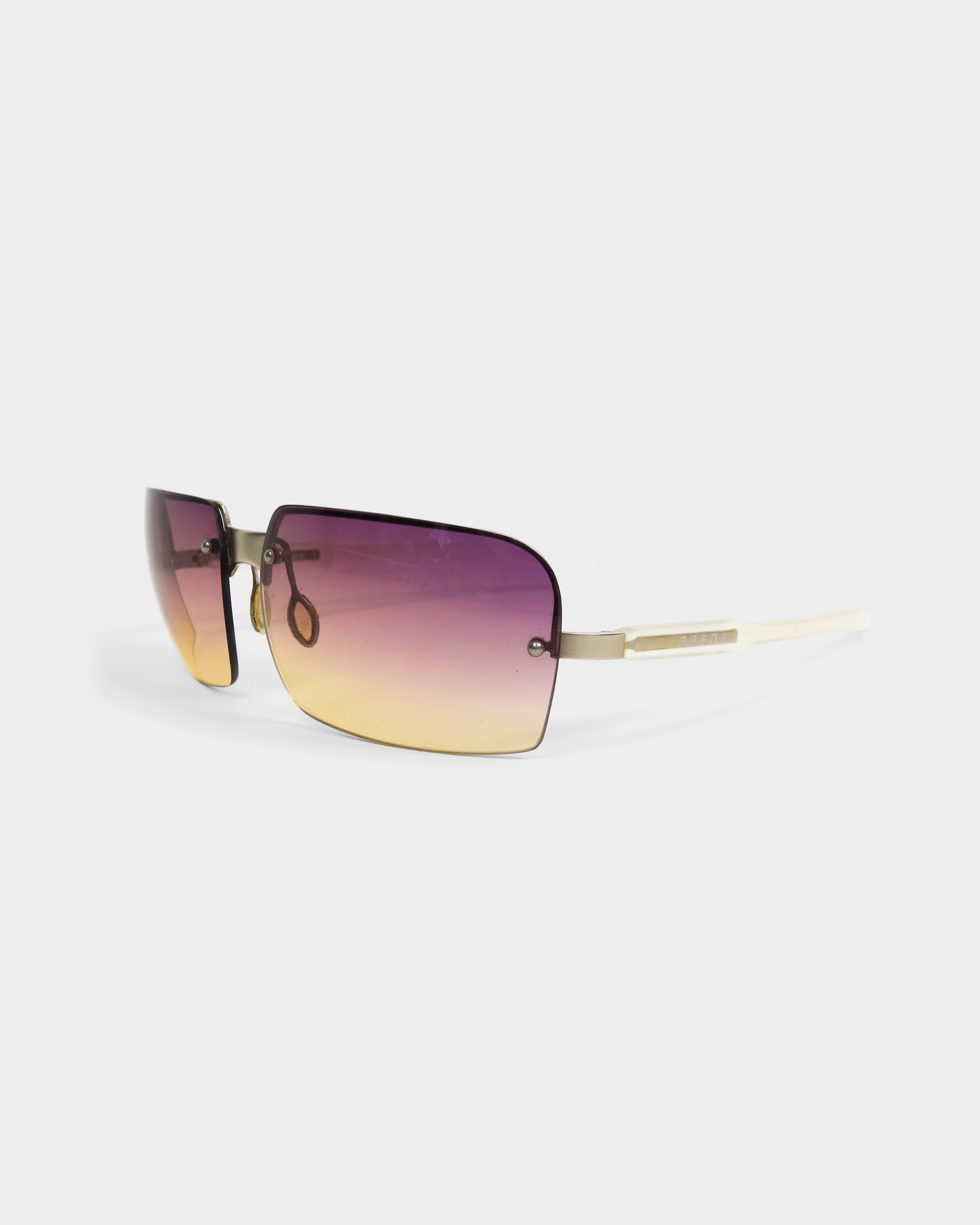 Prada Translucid Faded Cristal Sunglasses 2000's