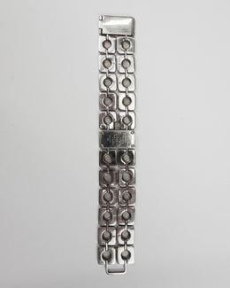 Calvin Klein Swiss Made Squares Metallic Watch 2000's