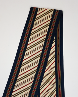 Paco Rabanne Navy Blue Silk Neck Scarf 1980's