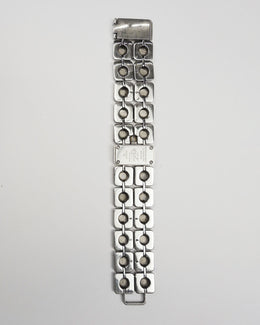 Calvin Klein Swiss Made Squares Metallic Watch 2000's