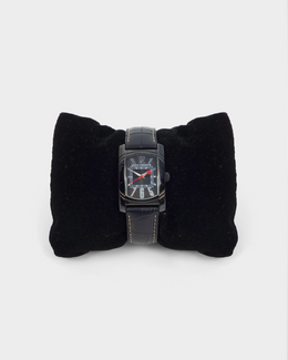 Paco Rabanne Black Leather Watch 2008