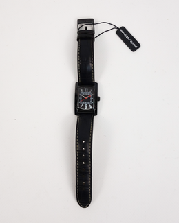 Paco Rabanne Black Leather Watch 2008