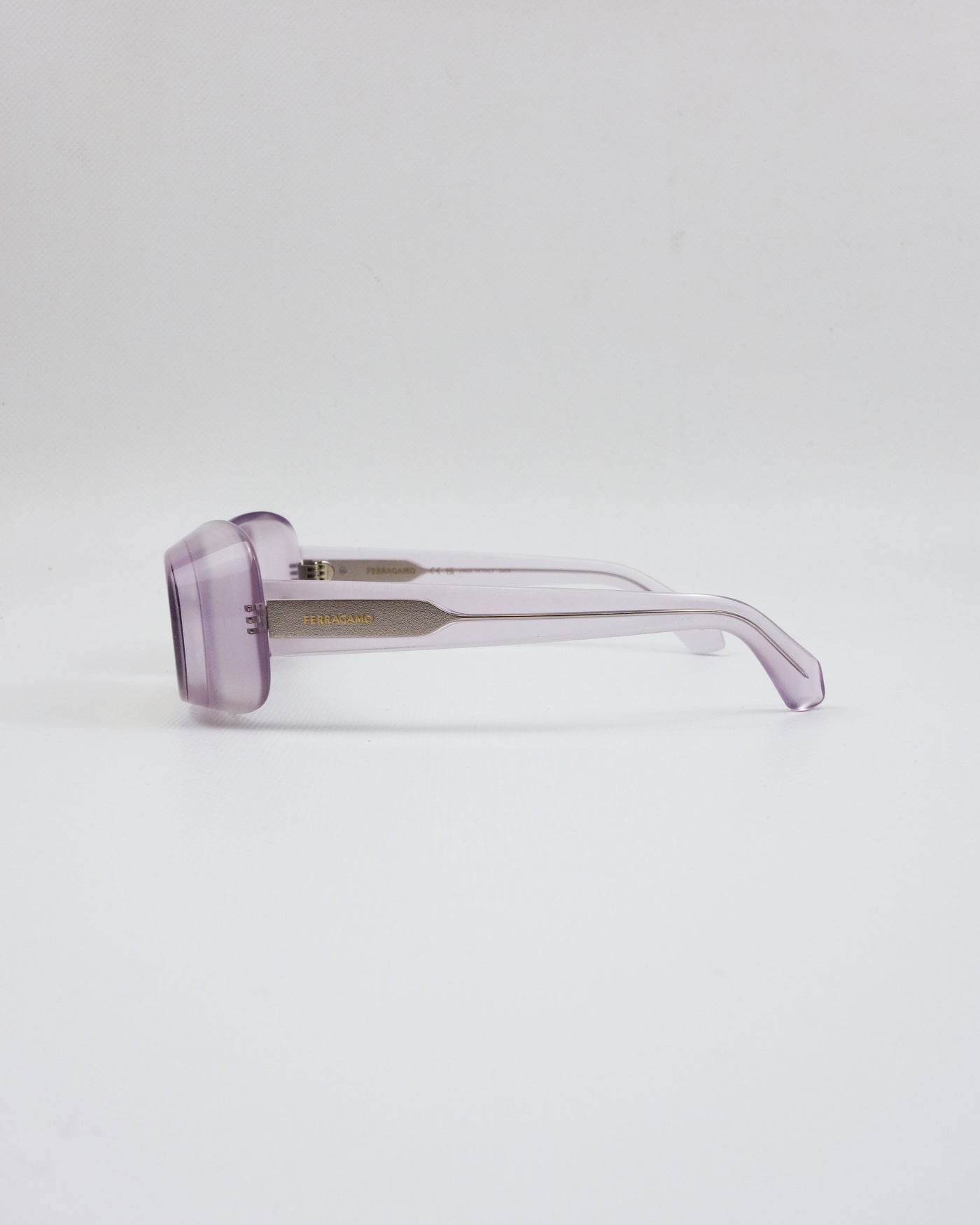 Ferragamo Light Purple Mask Sunglasses 2000's