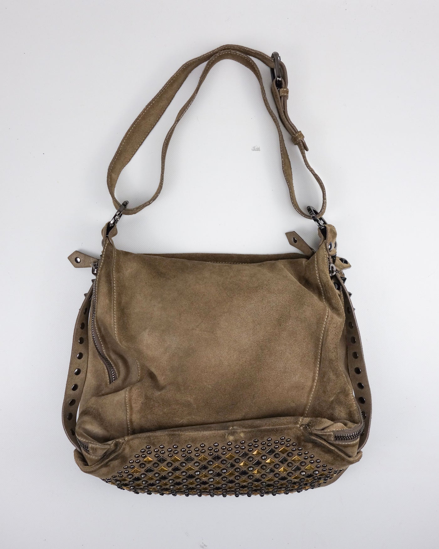 Pierre Balmain by Cristophe Decarnin Suede Hobo Bag 2008